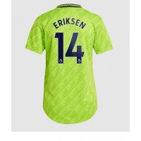 Dres Manchester United Christian Eriksen #14 Rezervni za Žensko 2022-23 Kratak Rukav